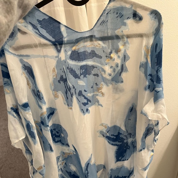 Light Blue Cardigan/ Coverup - Picture 2 of 3